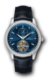 Jaeger-LeCoultre - 1563480  Master Tourbillon White Gold / Diamond / Blue / Alligator