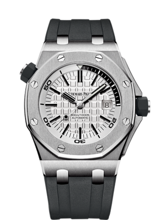 Audemars Piguet - 15710ST.OO.A002CA.02  Royal Oak Offshore Diver Stainless Steel / Silver