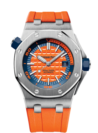 Audemars Piguet - 15710ST.OO.A070CA.01  Royal Oak Offshore Diver Stainless Steel / Orange