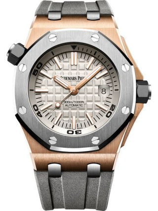 Audemars Piguet - 15711OI.OO.A006CA.01  Royal Oak Offshore Diver Pink Gold / Titanium / Silver