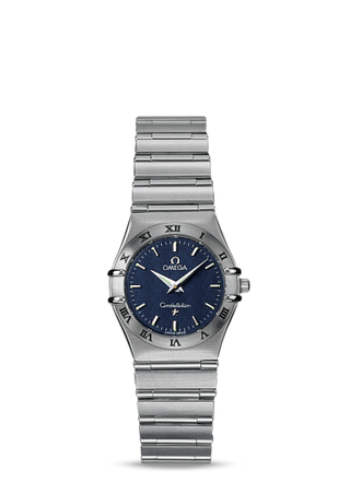 Omega - 1572.40.00  Constellation Quartz 25.5 '95 Stainless Steel / Blue