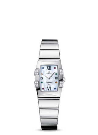 Omega - 1585.79.00  Constellation Quadrella Quartz 25 Stainless Steel / MOP