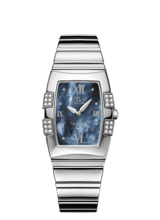 Omega - 1586.72.00  Constellation Quadrella Quartz 25 Stainless Steel / Blue MOP