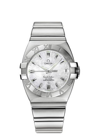 Omega - 1590.70.00  Constellation Co-Axial 31 Double Eagle Stainless Steel / MOP