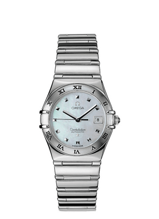 Omega - 1591.71.00  Constellation Automatic 27.5 My Choice Stainless Steel / Diamond / MOP Iris