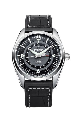 Eterna - 1598.41.41.1305  KonTiki Four-Hands Black / Strap