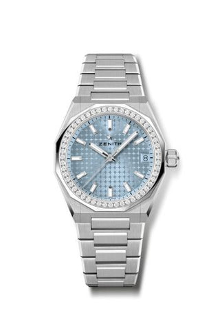 Zenith - 16.9400.670/15.I001  Defy Skyline 36 Stainless Steel - Diamond / Ice Blue / Boutique Edition