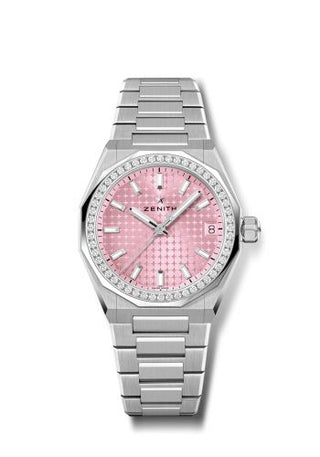 Zenith - 16.9400.670/18.I001  Defy Skyline 36 Stainless Steel - Diamond / Pink