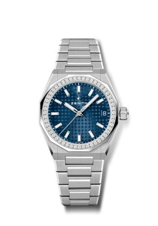 Zenith - 16.9400.670/51.I001  Defy Skyline 36 Stainless Steel - Diamond / Blue