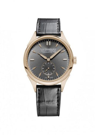 Chopard - 161896-5003  L.U.C Qualité Fleurier Rose Gold / Grey