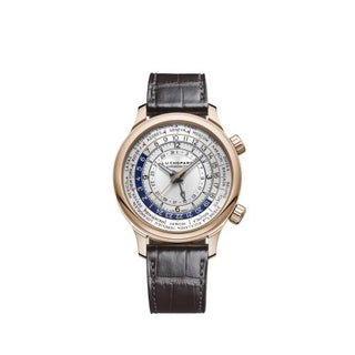 Chopard - 161942-5001  L.U.C Time Traveler One Rose Gold / Silver