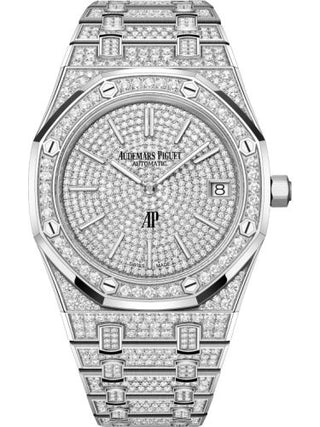 Audemars Piguet - 16202BC.ZZ.1241BC.01  Royal Oak Extra-Thin White Gold - Diamond / Diamond