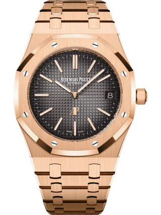 Audemars Piguet - 16202OR.OO.1240OR.02  Royal Oak Extra-Thin Pink Gold / Grey