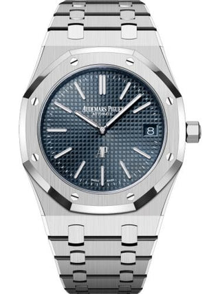 Audemars Piguet - 16202ST.OO.1240ST.01  Royal Oak Extra-Thin Stainless Steel / Blue / 50th Anniversary