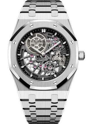 Audemars Piguet - 16204BC.OO.1240BC.01  Royal Oak Extra-Thin Openworked White Gold