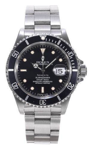 Rolex - 16610 Tritium Tiffany  Submariner Date 16610 Tritium Tiffany