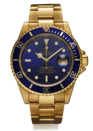 Rolex - 16618 Blue Superluminova  Submariner 16618 Blue SuperLuminova