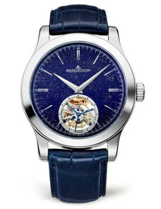 Jaeger-LeCoultre - 16634E0  Master Grand Tourbillon White Gold / Blue Enamel