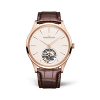 Jaeger-LeCoultre Master Ultra Thin Réserve de Marche Pink Gold / Eggshell / Alligator (1682410)