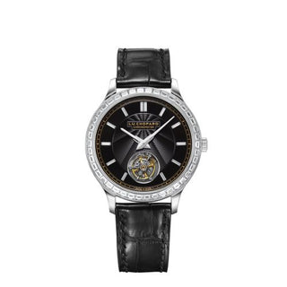 Chopard - 171978-9001  L.U.C Flying T Twin Platinum - Baguette / Black