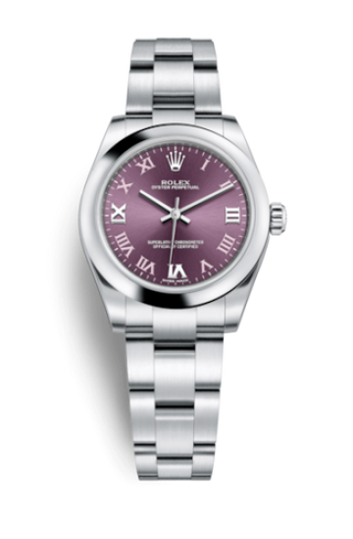 Rolex - 177200-0017  Oyster Perpetual 31 Red Grape Roman