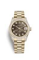 Rolex Datejust 31 Rolesor Yellow Diamond / Jubilee / Champagne Floral (178158-0018)