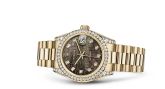 Rolex - 178158-0018  Datejust 31 Yellow Gold Diamond / President / Black MOP Computer