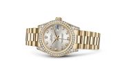 Rolex - 178158-0024  Datejust 31 Yellow Gold Diamond / President / Silver  Diamond