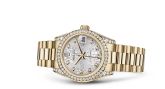 Rolex - 178158-0025  Datejust 31 Yellow Gold Diamond / President / Silver Computer