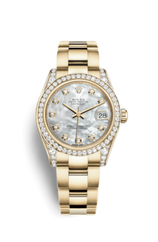 Rolex - 178158-0033  Datejust 31 Yellow Gold Diamond / Oyster / MOP