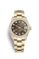 Rolex Datejust 31 Rolesor Yellow Fluted Diamond / Jubilee / Champagne Diamond (178158-0043)