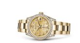 Rolex - 178158-0044  Datejust 31 Yellow Gold Diamond / Oyster / Champagne Computer