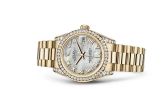 Rolex - 178158-0059  Datejust 31 Yellow Gold Diamond / President / MOP Roman