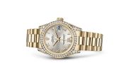 Rolex - 178158-0061  Datejust 31 Yellow Gold Diamond / President / Silver Roman