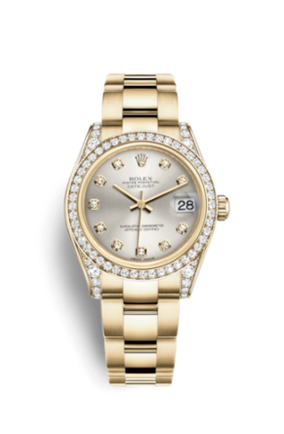 Rolex - 178158-0078  Datejust 31 Yellow Gold Diamond / Oyster / Champagne Diamond