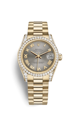 Rolex - 178158-0080  Datejust 31 Yellow Gold Diamond / President / Steel Roman