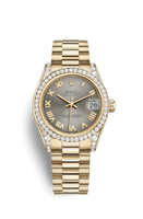 Rolex Datejust 31 Everose Fluted / President / Pink Computer (178158-0080)