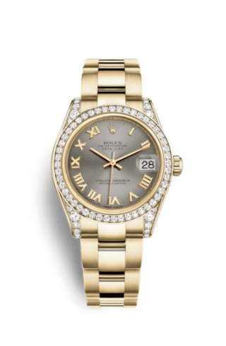 Rolex - 178158-0081  Datejust 31 Yellow Gold Diamond / Oyster / Steel Roman