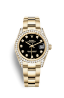 Rolex Datejust 31 Rolesor Yellow Diamond / Oyster / Green Roman (178158-0082)