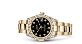 Rolex - 178158-0082  Datejust 31 Yellow Gold Diamond / President / Black Diamond