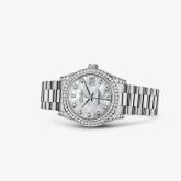 Rolex - 178159-0001  Datejust 31 White Gold Diamond / President / MOP