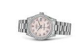 Rolex - 178159-0002  Datejust 31 White Gold Diamond / President / Pink MOP