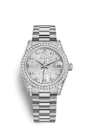 Rolex Datejust 31 Rolesor Fluted Diamond / Oyster / Black Diamond (178159-0012)