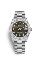 Rolex Datejust 31 White Gold Fluted / President / MOP (178159-0015)