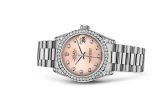 Rolex - 178159-0019  Datejust 31 White Gold Diamond / President / Pink Diamond