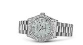 Rolex - 178159-0021  Datejust 31 White Gold Diamond / President / Meteorite