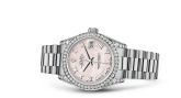 Rolex - 178159-0042  Datejust 31 White Gold Diamond / President / Pink MOP Roman