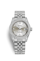 Rolex Datejust 31 Rolesor Yellow Domed Diamond / Jubilee / MOP Roman (178159-0049)