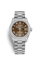 Rolex Datejust 31 Rolesor Everose Domed / Jubilee / Black MOP Roman (178159-0050)