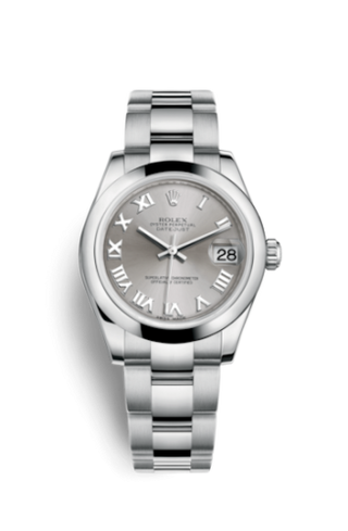 Rolex - 178240-0006  Datejust 31 Stainless Steel Domed / Oyster / Rhodium Roman